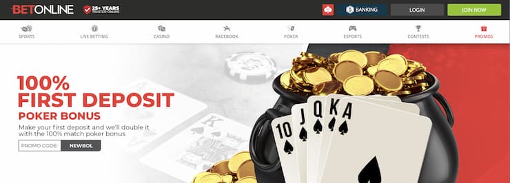 BetOnline Homepage - Online Poker Massachusetts