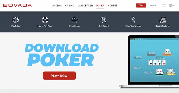 Bovada Poker in Virginia Homepage