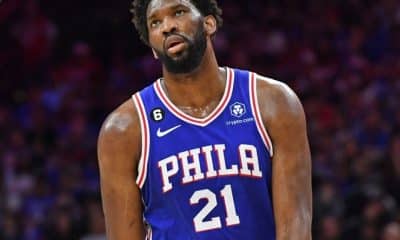 76ers Joel Embiid (right knee sprain) questionable for Game 5 vs Celtics