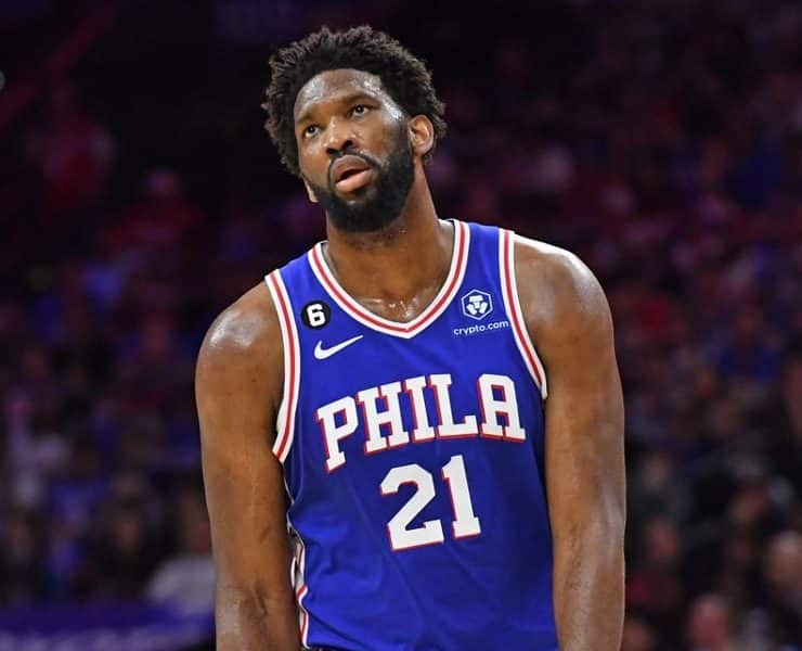 76ers Joel Embiid (right knee sprain) questionable for Game 5 vs Celtics