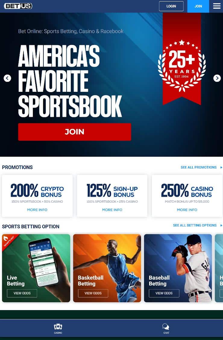 Best Iowa Sports Betting Apps - BetUS