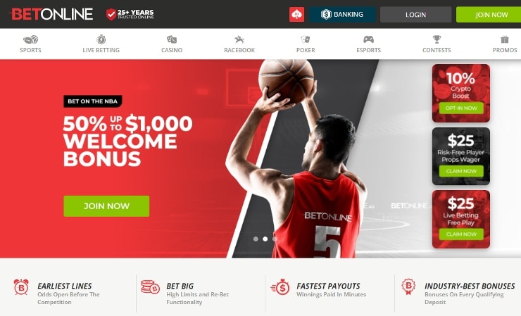 best NBA betting apps - BetOnline
