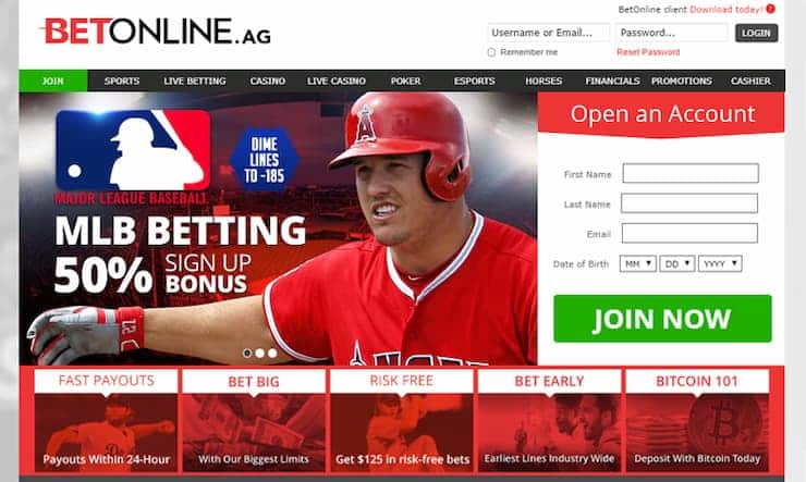 betonline - best baseball betting apps