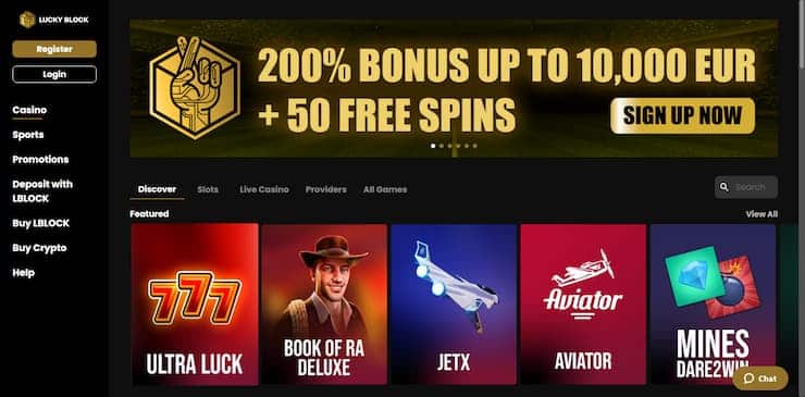 Lucky Block - Michigan Online Casino Bonus