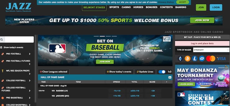 Jazz Sports - Excellent Sportsbook in Wisconsin for Contests and Tournaments