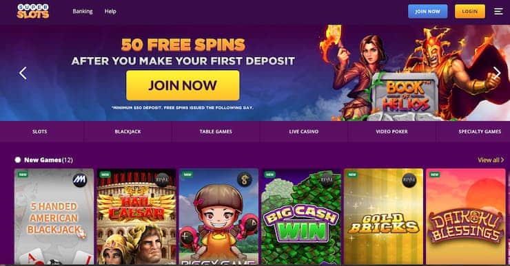 superslots - best NC online casinos