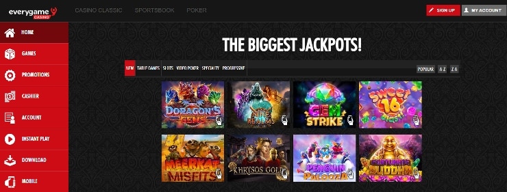 Slots Online Casinos - Everygame