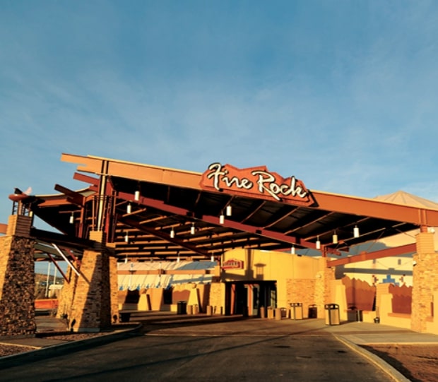The current look of the Fire Rock Casino