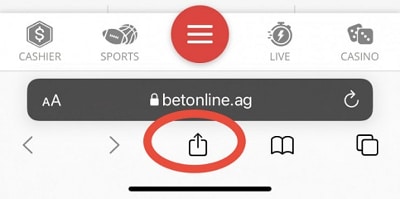 Download BetOnline web app